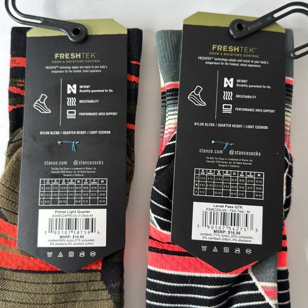 Stance 4 pairs Assortment of Socks Medium